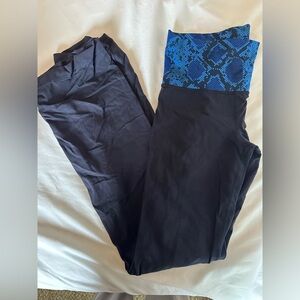 Stylish Black and Blue Women's Pants
